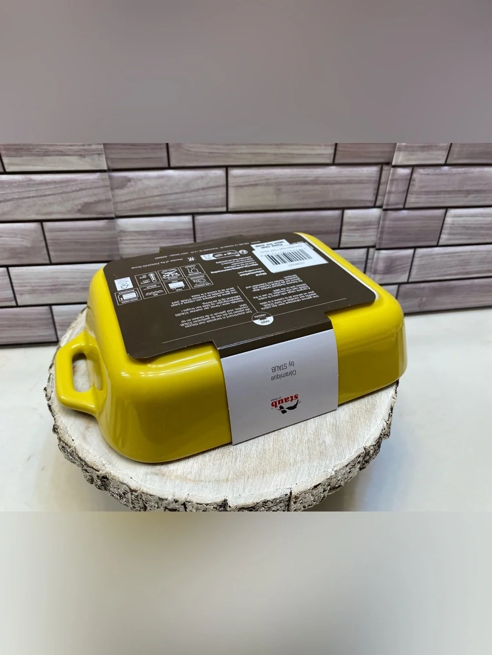 Staub ❤️Stoneware Baking Dish 1L  Citron NWT